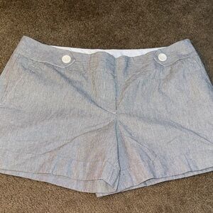 RARE vintage Outback Red Light Gray and white striped Women's Shorts